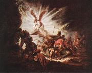 CUYP, Benjamin Gerritsz. The Angel Is Opening Christ's Tomb Spain oil painting artist